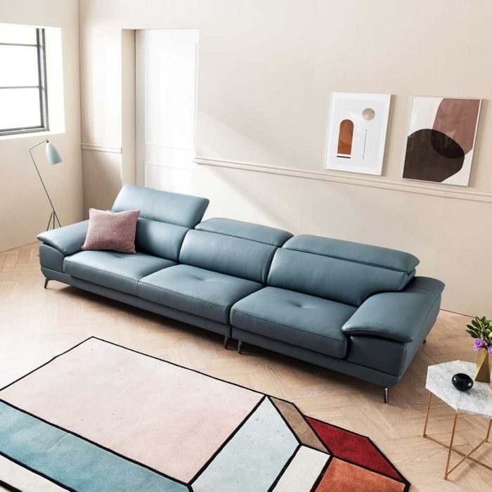 Đóng Ghế sofa da bò thật cao cấp