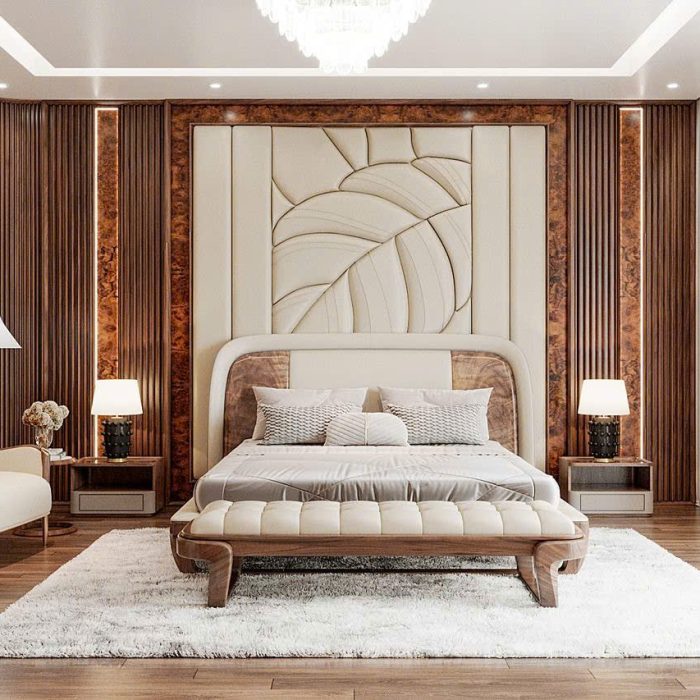 Vách ốp tường phòng ngủ 02