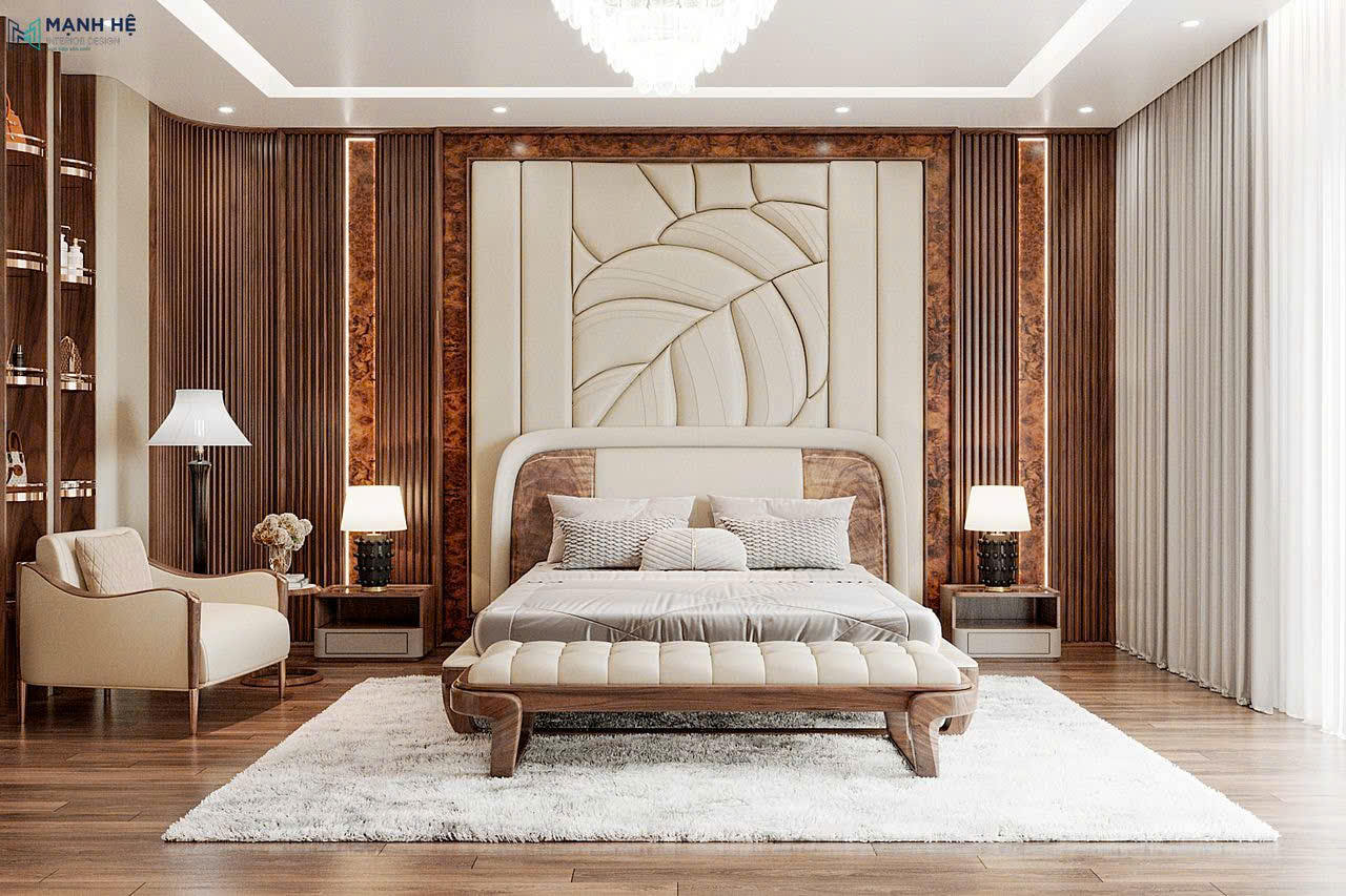 Vách ốp tường phòng ngủ 02